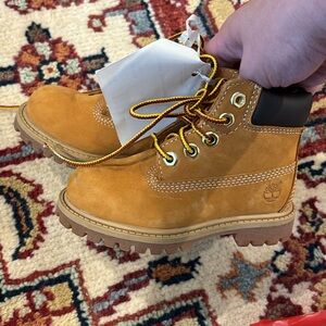 Timberland Kids Brown Leather Boots